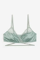 Soft-cup Satin Bra