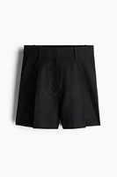 Linen-Blend Shorts