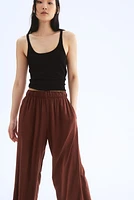 Crop Pull-on Pants