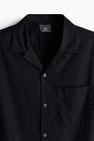 Regular Fit Linen-Blend Resort Shirt