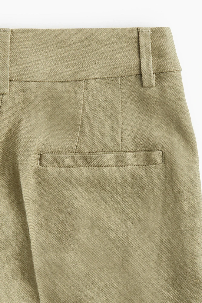 Linen-blend Pants