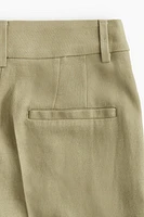 Linen-blend Pants