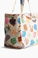 Patterned Beach Bag