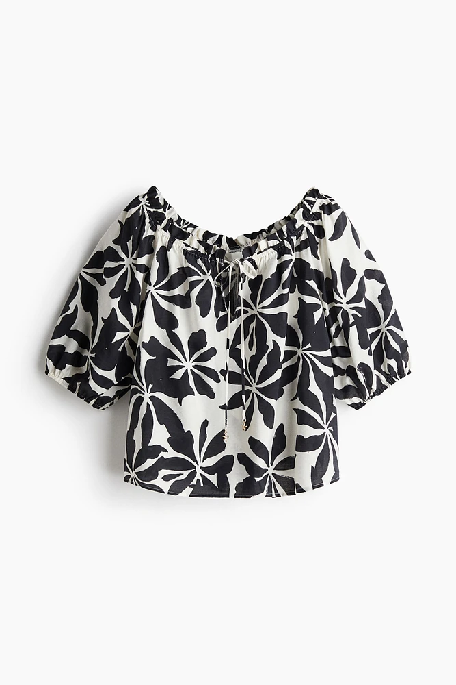 Blouse volantée