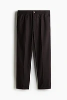Pantalon court coupe classique en coton