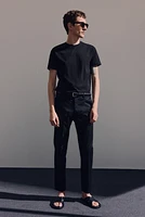 Pantalon Coupe Amincie en coton