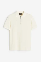 Regular Fit Half-zip Polo Shirt