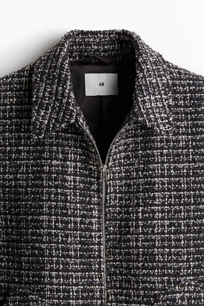 Regular Fit Tweed overshirt
