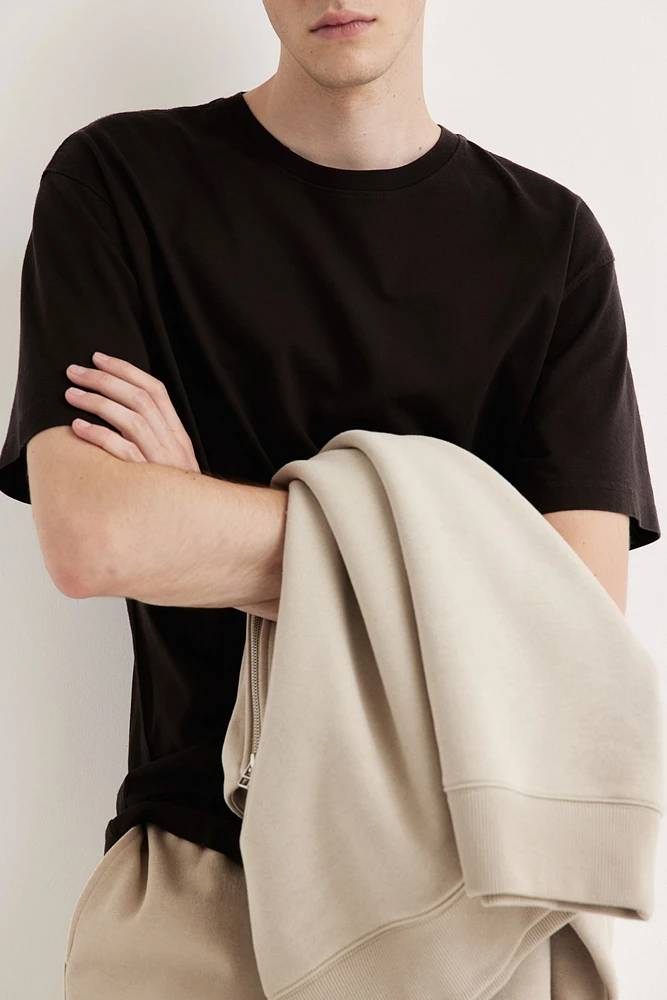 Loose Fit Washed-Look T-Shirt