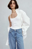 Jean ample très doux à taille haute