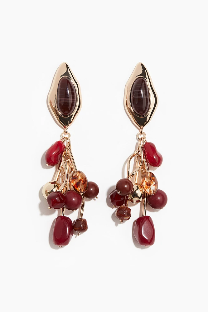 Long Cluster Earrings