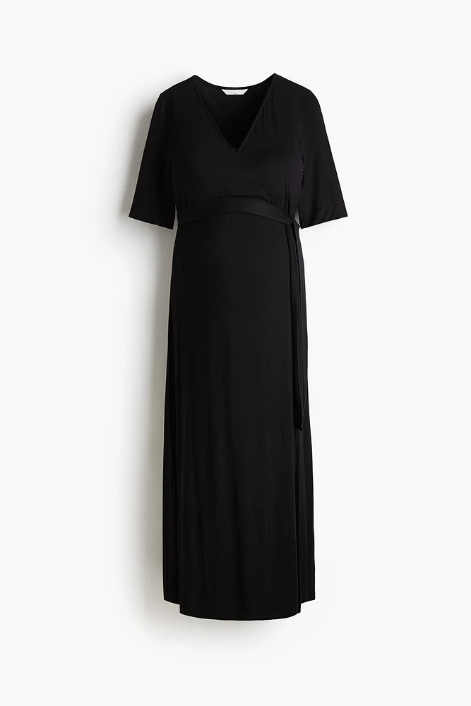 MAMA Nursing Wrap Dress