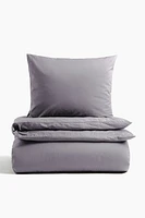 Parure de couette lit simple en coton