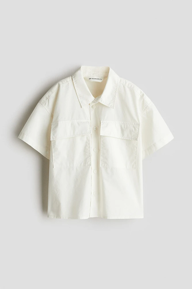 Chemise ample en coton