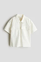 Chemise ample en coton