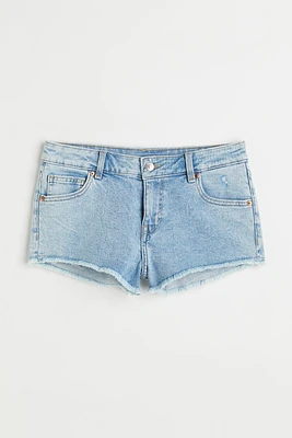 Low Waist Denim Shorts