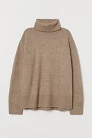 Knit Turtleneck Sweater