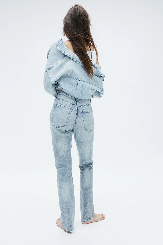 Jean droit Taille Amincie et Haute