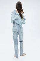 Jean droit Taille Amincie et Haute