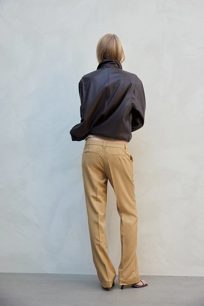 Straight-Cut Dress Pants