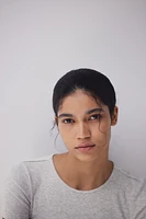 Ribbed T-shirt