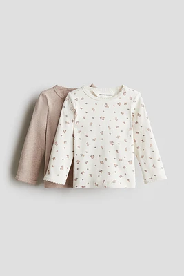 2-pack cotton jersey tops