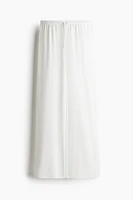 Pantalon large avec cordon de serrage