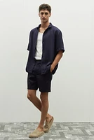 Regular Fit Textured Resort Shirt