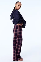 Cotton Flannel Pajama Pants