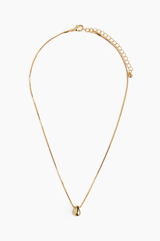 Gold-Plated Pendant Necklace