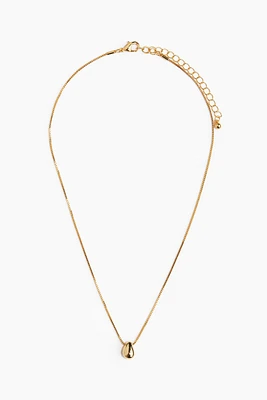 Gold-Plated Pendant Necklace