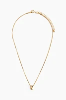 Gold-Plated Pendant Necklace