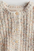 Patent-Knit Cardigan