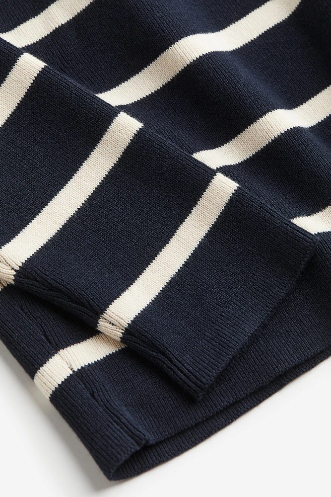 Fine-knit Cotton Sweater