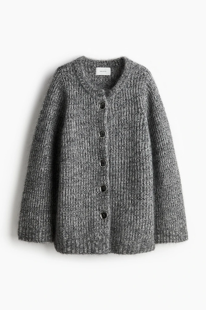 Mohair-Blend Cardigan