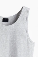 Slim Fit Ribbed Tank Top