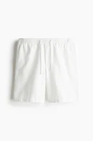 Short décontracté en lin mélangé
