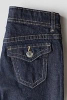 Flared Leg Low Jeans