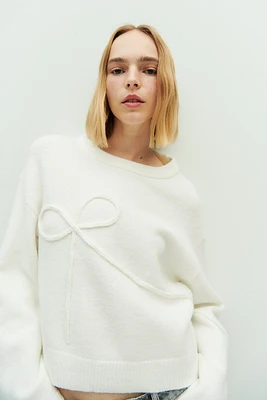 Appliquéd Sweater