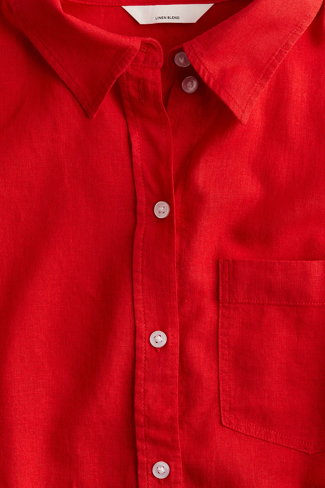 Linen-blend Shirt