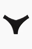 3-pack Cotton Thong Briefs