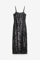 Sequined Slip Dress