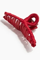 Satin-Covered Hair Claw
