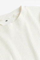 Ribbed Cotton Jersey Shirt