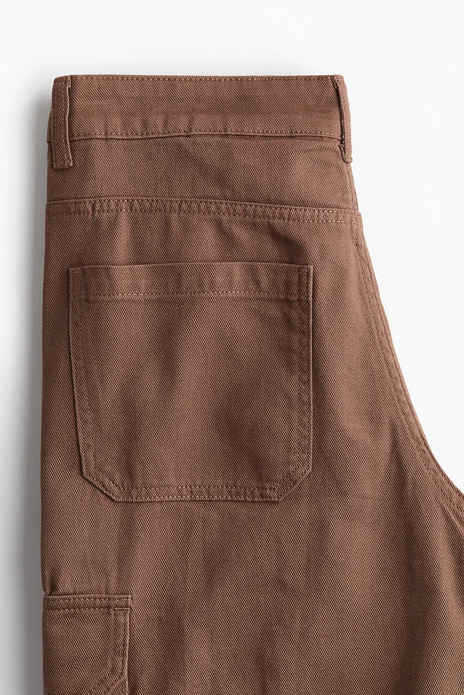 Wide-leg Cargo Pants