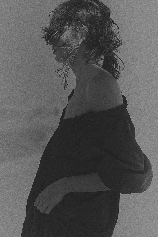 Robe avec cordon de serrage