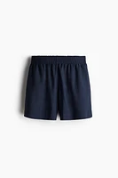 Linen-Blend Shorts