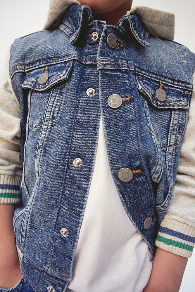 Hooded Denim Jacket