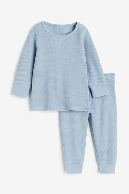 Ensemble en coton gaufré