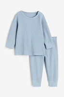 Ensemble en coton gaufré